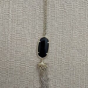 Elegant Black Onyx and Gold Pendant Necklace